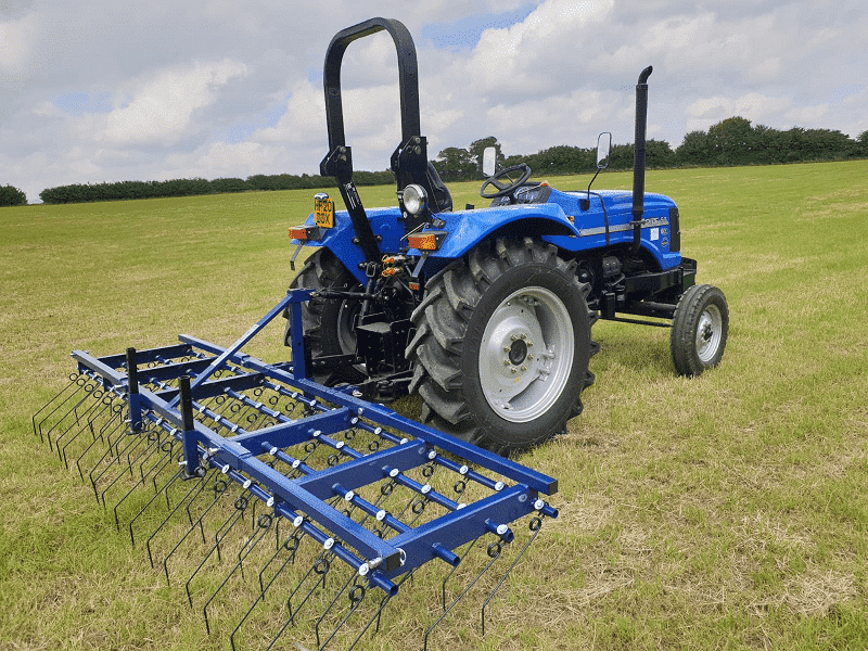12ft Folding Spring Tine Grass Harrow - Spring Tine Grass Harrow