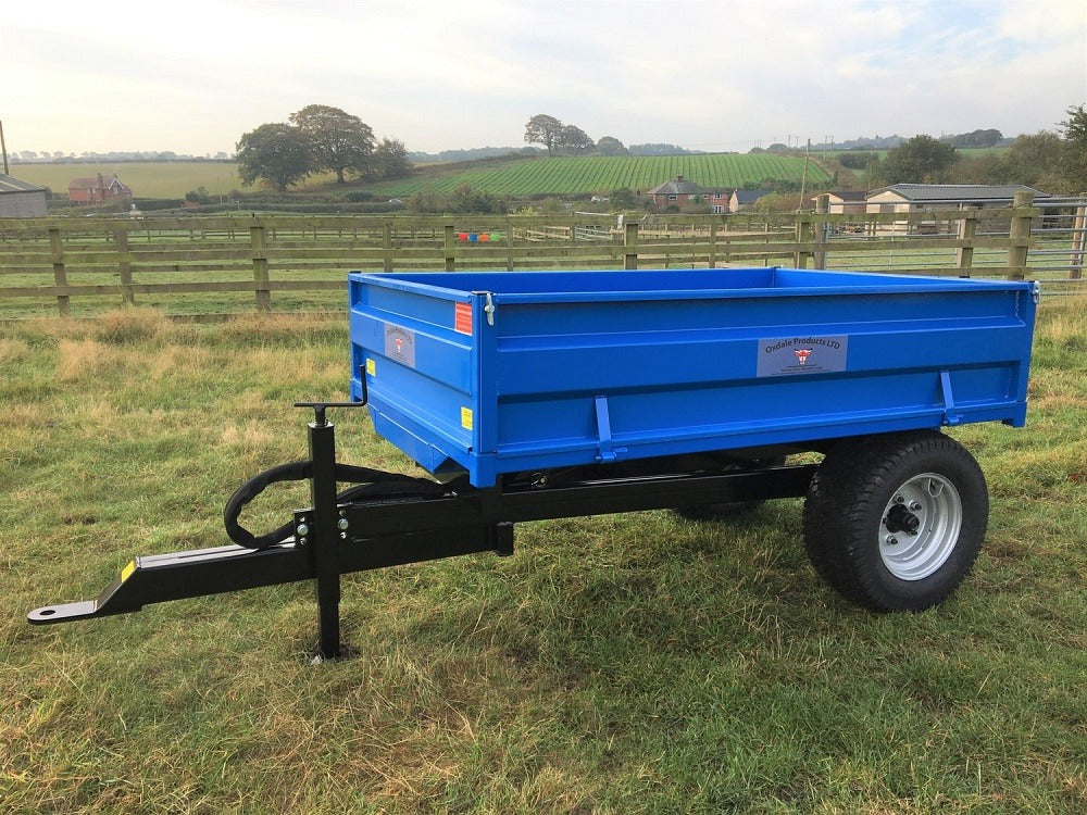 British Made 1.5 Ton Hydraulic Tipping Trailer - Trailer