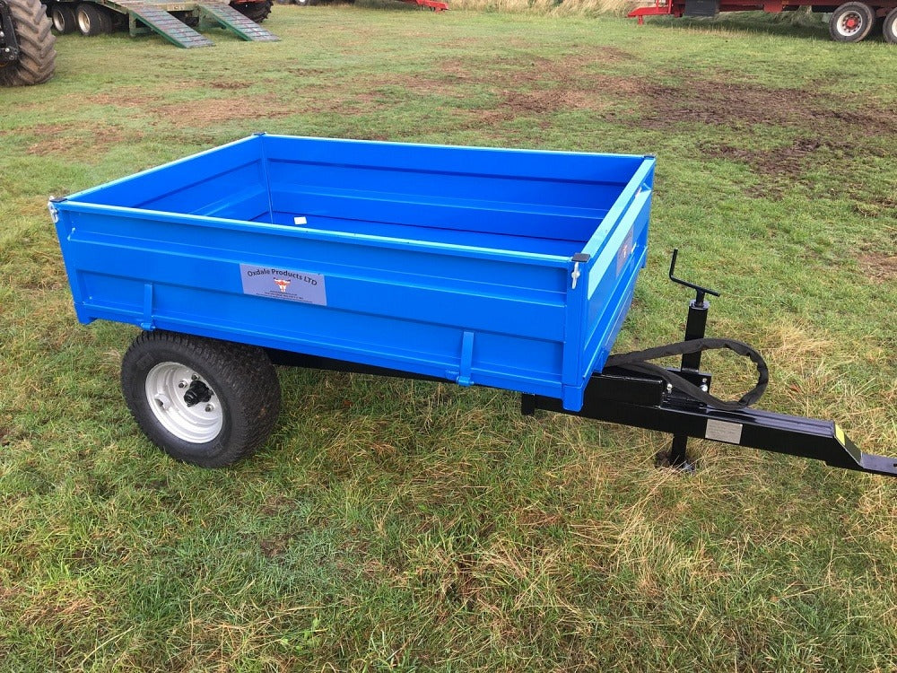 British Made 1.5 Ton Hydraulic Tipping Trailer - Trailer