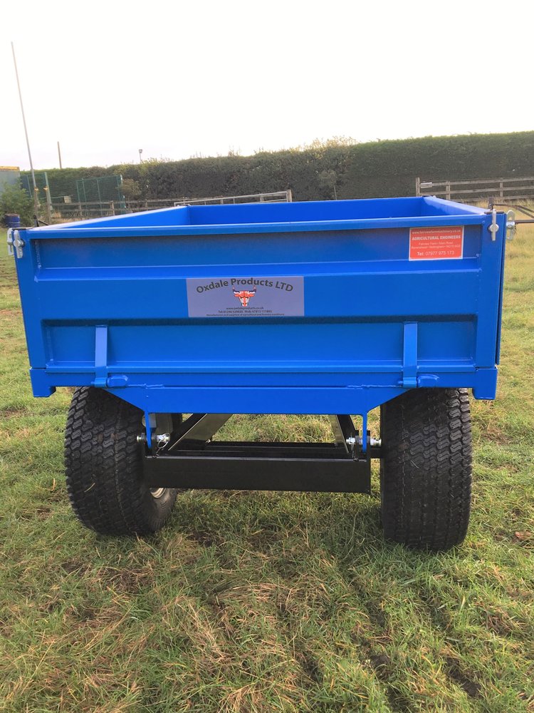 British Made 1.5 Ton Hydraulic Tipping Trailer - Trailer