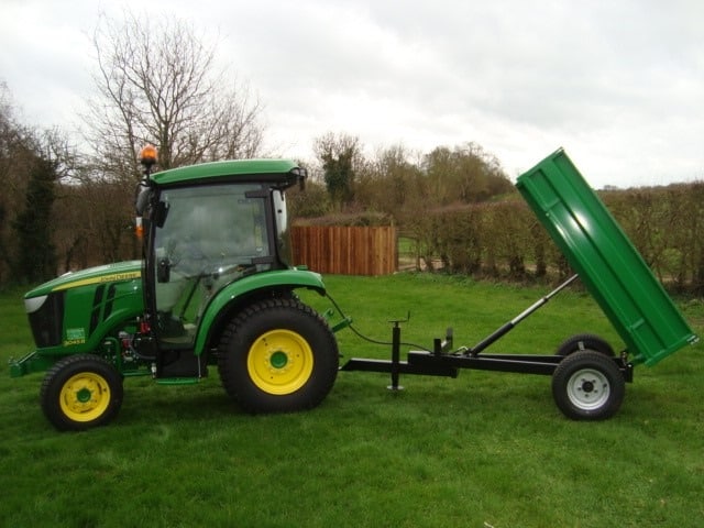 British Made 1.5 Ton Hydraulic Tipping Trailer - Trailer