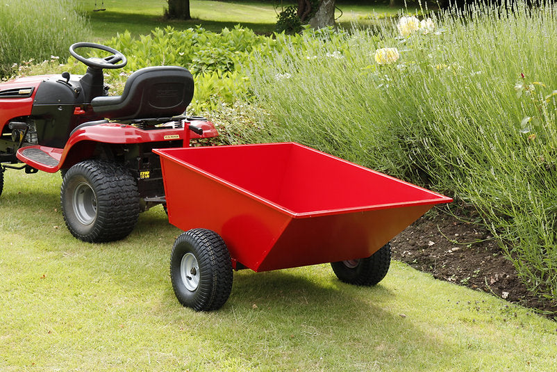 Steel Tipping Dump Trailer - Wide Profile Wheels - Trailer
